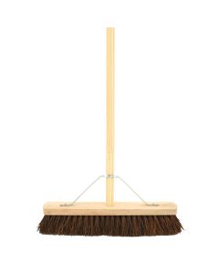 18" BASSINE BROOM (SEMI STIFF) COMPLETE