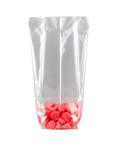 COMPOSTABLE CLEAR DISPLAY BAG 90x150x300MM 30 MIC  PACK/1000