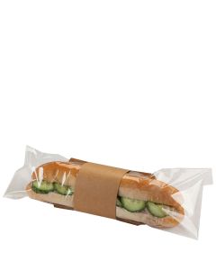 Kraft Clasp Clip Pocket Baguette Pack (Case/500)