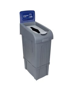 Procycle Recycling Bin, Lid & Back Panel 80L (Dark Blue/Paper)
