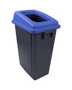 60L RECYCLING BUDDY BIN C/W BLUE LID    105211