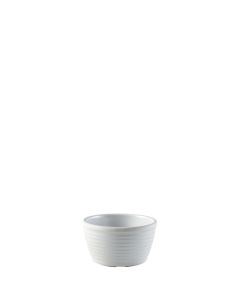 2oz Melamine Matt White Ripple Ramekin (Case/24)