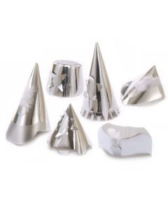 Silver Foil Party Hats (Case/72)