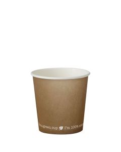 4oz Kraft Single Wall BioCup (Case/1,000)