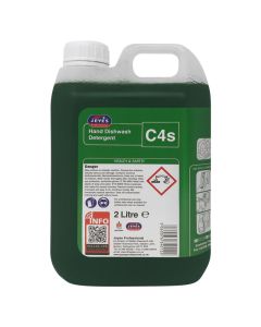 C4 HAND DISHWASH DETERGENT 2x2LTR - SUPER CONC.