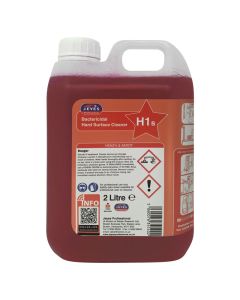 H1 BACT HARD SURFACE CLEANER CONC 2x2LTR