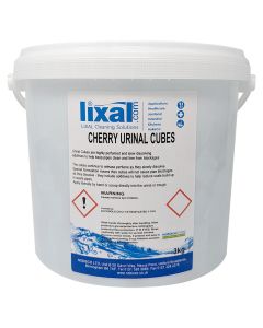 LIXAL CHERRY CHANNEL BLOCKS - URINAL CUBES 3KG PER BUCKET