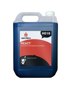 TOILET CLEANER - 5L REACT ACID BLUE CLEANER