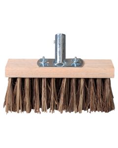 330mm Stiff Yard Broom Head with Galvanised Steel Socket