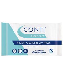 CONTI SUPER SOFT SKIN DRY WIPES 100 X 16 PACKS