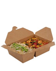 Two Compartment Food Box Large (Case/200)