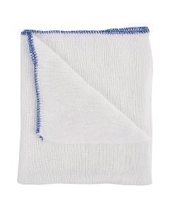 DISH CLOTH BLUE EDGE 10 PER PACK STOCKINETTE