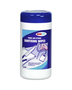 Endbac Sanitising Wipes - 200 per Tub (Case/6)