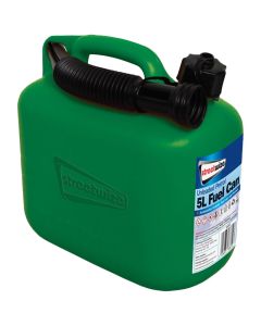 5L GREEN PLASTIC PETROL CAN