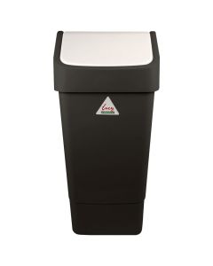 SWING TOP BIN BLACK - 50L SYR