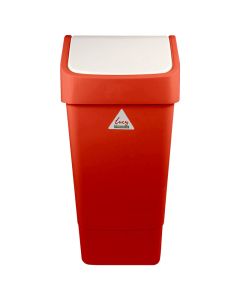 SWING TOP BIN RED - 50L SYR