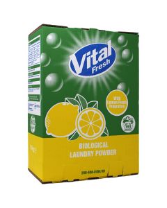 Vital Fresh Lemon Biological Laundry Powder 10kg