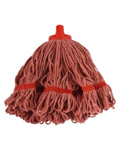 FREEDOM "MINI" MOP HEAD LOOPED RED - 350MM - SYR HOSPITAL
