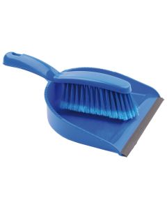 BLUE DUSTPAN & BRUSH