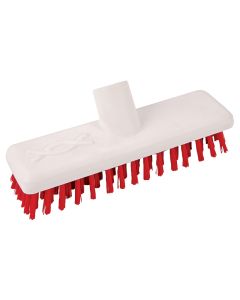 HYGIENE DECK SCRUBBER HEAD RED
