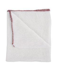 DISH CLOTH RED EDGE 12x18" 10 PER PACK