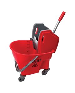 25L RED KENTUCKY MOP BUCKET WITH RINGER