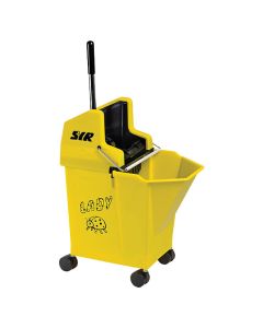 LADY BUCKET WITH 2" CASTORS YELLOW - SYR 990791