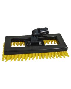 DECK SCRUBBER BRUSH HEAD YELLOW - SYR