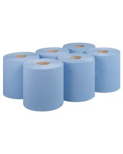 BLUE C/FEED EMBOSSED - 150M 6 PER PACK