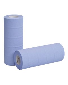 10" BLUE HYGIENE ROLLS 2PLY CASE/24