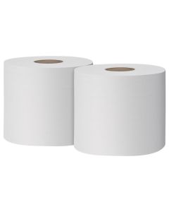 WHITE WIPER ROLLS 2/PACK