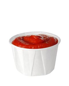 2oz Pleated Paper Portion Pot (Case/5,000)