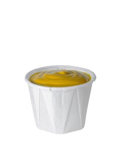 1oz Pleated Paper Portion Pot (Case/5,000)