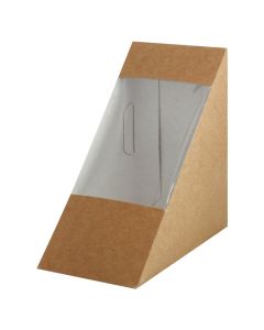 SINGLE FILL BIODEGRADABLE SANDWICH WEDGE 500/CASE