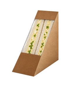 SINGLE FILL BIODEGRADABLE SANDWICH WEDGE 500/CASE