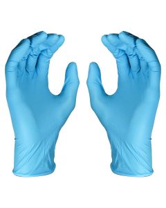 BLUE NITRILE DISPO GLOVE SMALL POWDER FREE    GD19