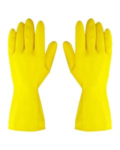 LINED GLOVE - SMALL YELLOW WASHING UP GLOVE