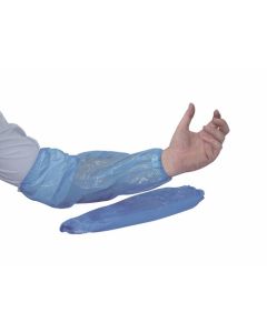 BLUE POLYTHENE OVERSLEEVES ELASTICATED 2000 PER BOX