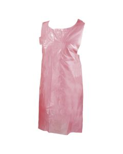 Red Polythene Apron (Case/1,000)