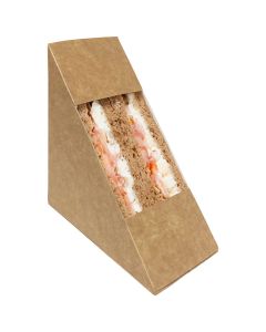SANDWICH WEDGE KRAFT 65MM CASE X 500  SINGLE FILL