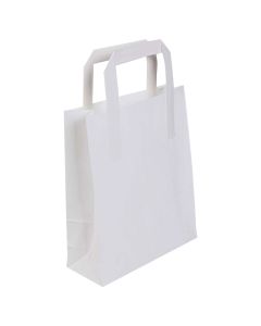 BLOCK BOTTOM BAG - SMALL WHITE 250 / CASE 175*260*225 MM