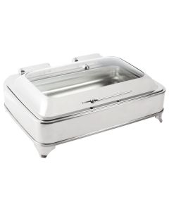 ELECTRIC CHAFER WITH GLASS LID 250(H) x 590(W) x 455(D)mm