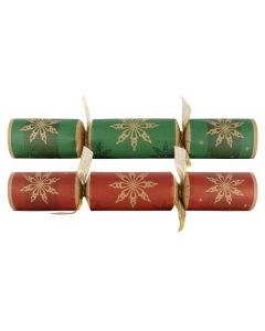 10” Red & Green Star Crackers (Case/100)