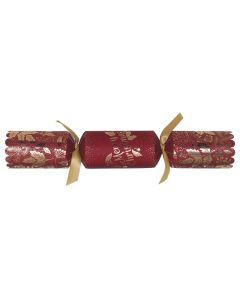 14" Burgundy & Gold Crackers (Case/25)