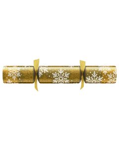 11" Gold Snowflake Crackers (Case/100)