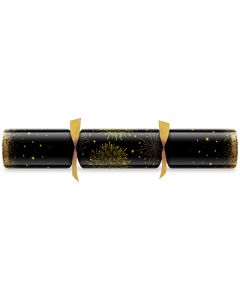 12" Sparkly Black Crackers (Case/50)