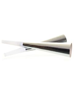 Silver Foil Tooters 25cm (Case/50)