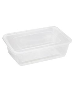 650ML MICROWAVEABLE CONTAINER & LIDS 250 PER BOX