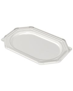 SMALL CLEAR PLATTER BASE PACK SIZE 100/CASE