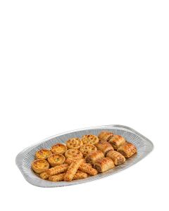 14" Oval Foil Platter (Case/50)